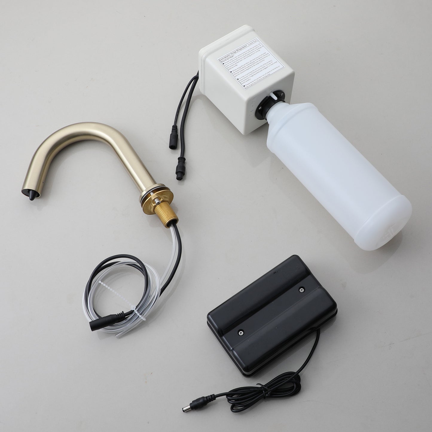 Sensomatica Cesaro Sensor Zeepdispenser Geborsteld Goud