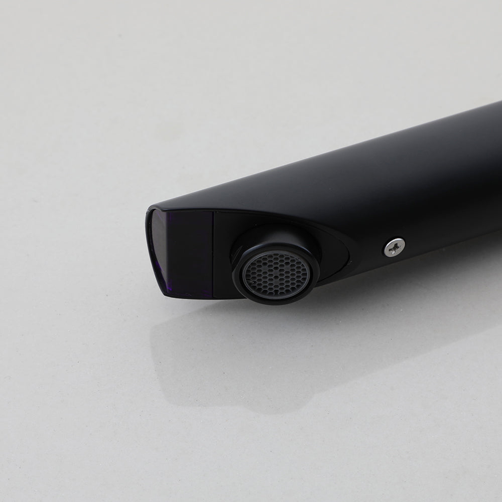 Sensomatica sensor wastafelkraan zwart 230 mm