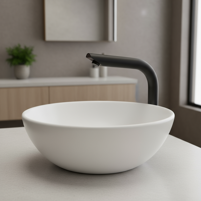 Sensomatica sensor wastafelkraan zwart 160 mm