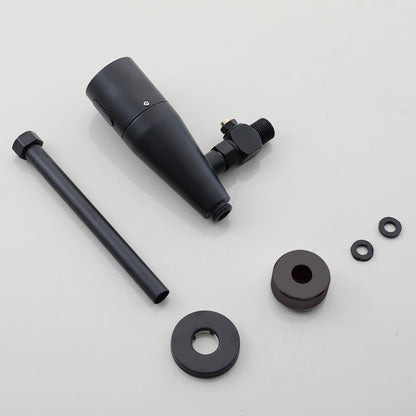 Sensomatica – Schwarzer Urinalsensor, Wandmontage