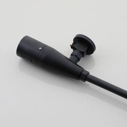 Sensomatica – Schwarzer Urinalsensor, Wandmontage