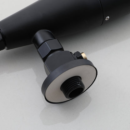 Sensomatica – Schwarzer Urinalsensor, Wandmontage