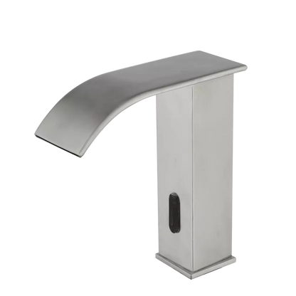 Sensomatica Bent Brushed Nickel Sensor Faucet