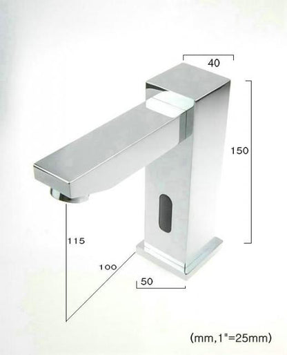 Sensomatica sensorkraan type Kulm koud model chroom