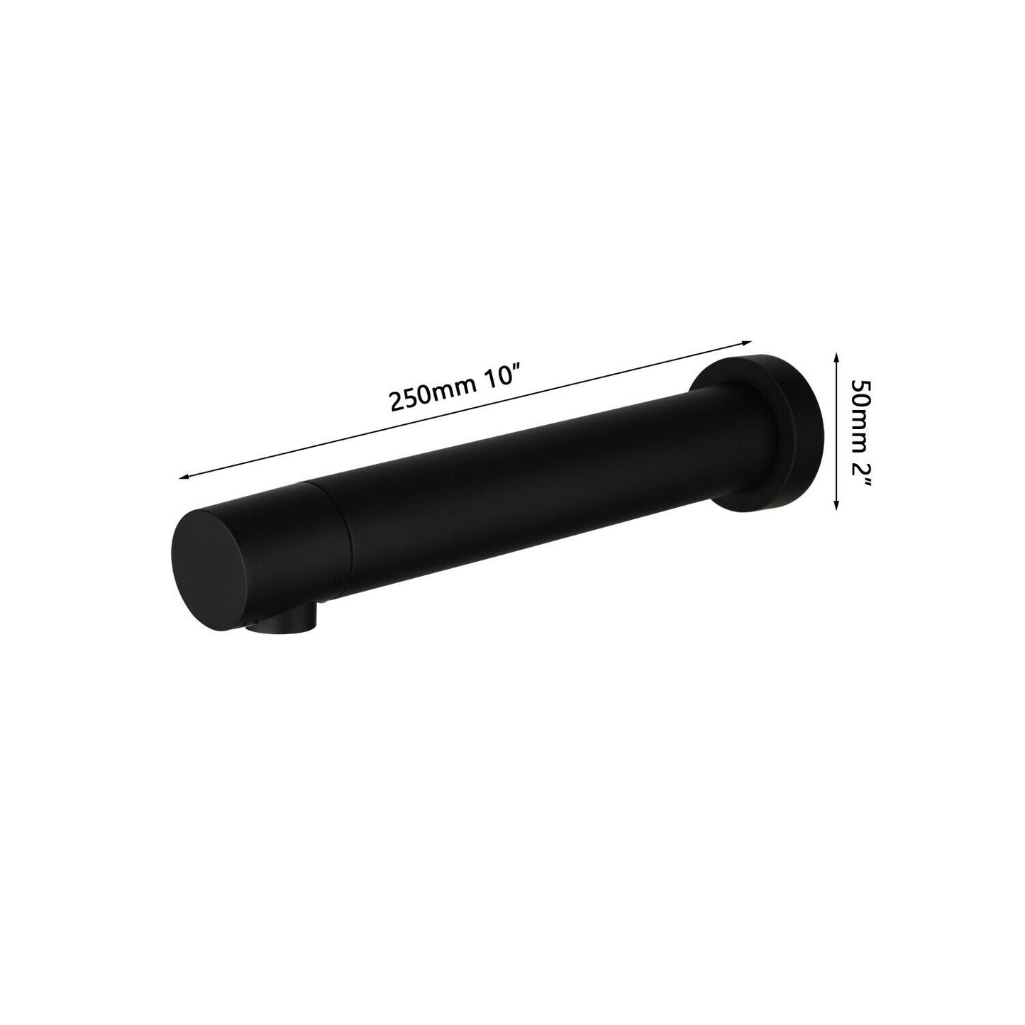 Sensor tap Baltic black cold wall tap