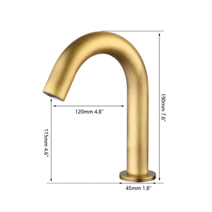 Sensomatica Cesaro small bronskleurig koud 190 MM