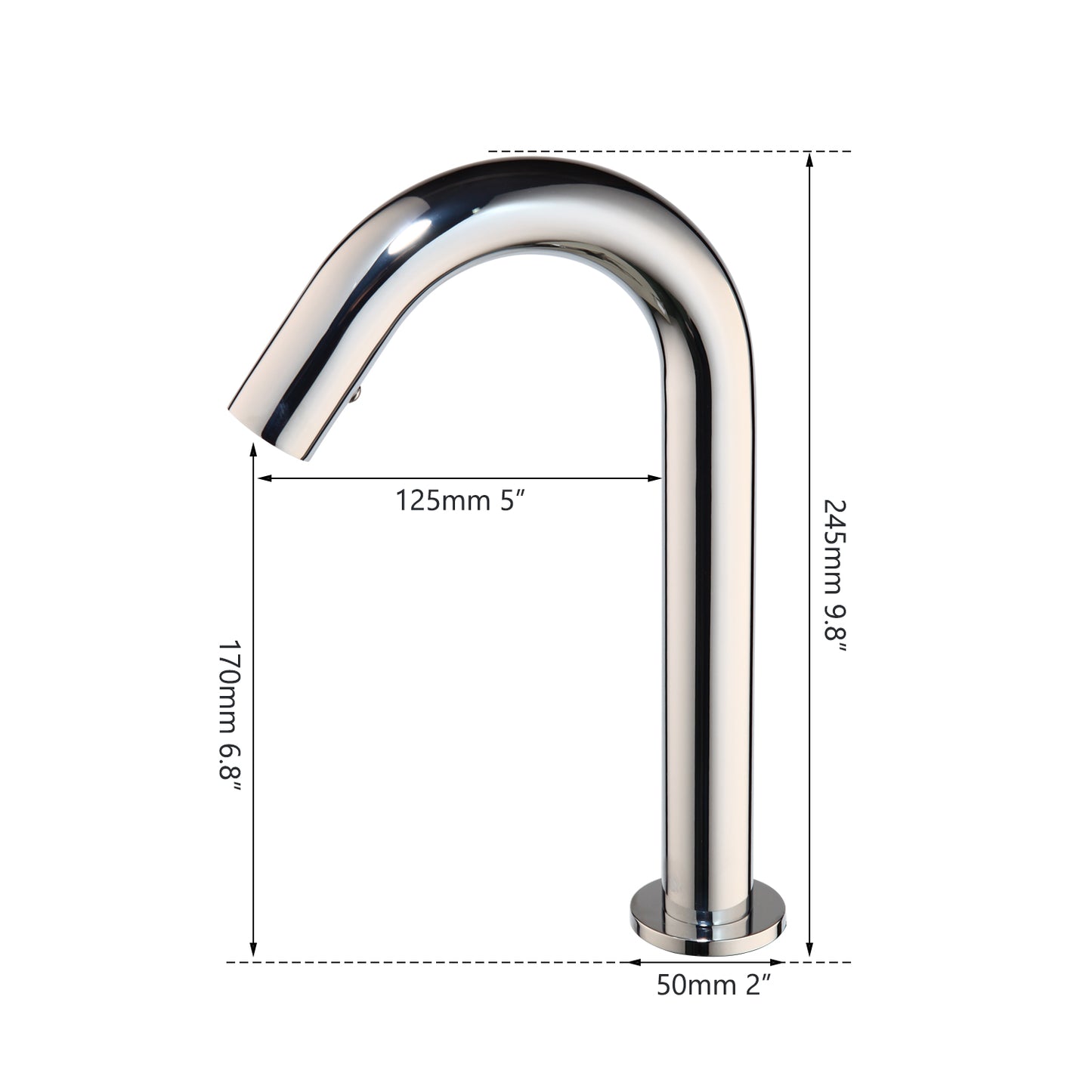 Sensomatics sensor tap Cesaro chrome 245 MM