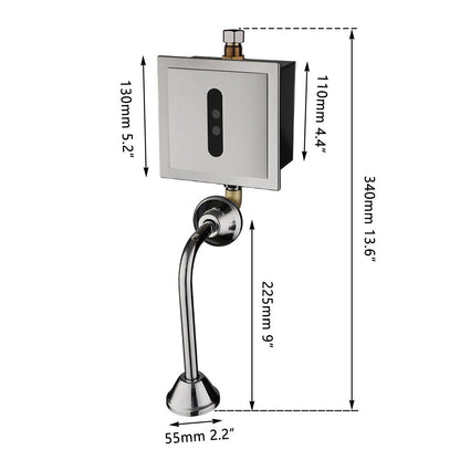 Sensor urinal wall-mounted model