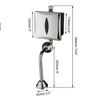 Sensomatica Inbouw sensor urinoir wand model