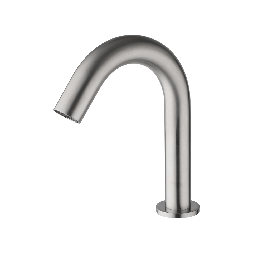 Sensomatica Cesaro brushed nickel cold sensor tap model 190 MM