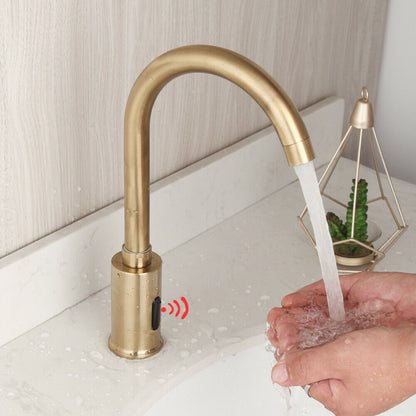 Brushed gold Alto sensor tap cold model