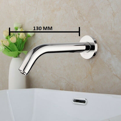 Pesaro short chrome sensor tap