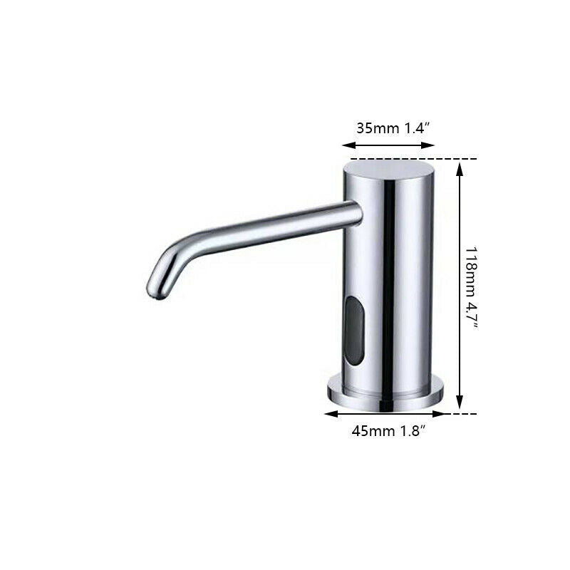 Sensomatica chrome built-in soap dispenser