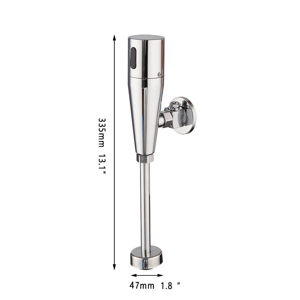 Sensor urinal chrome surface mounted