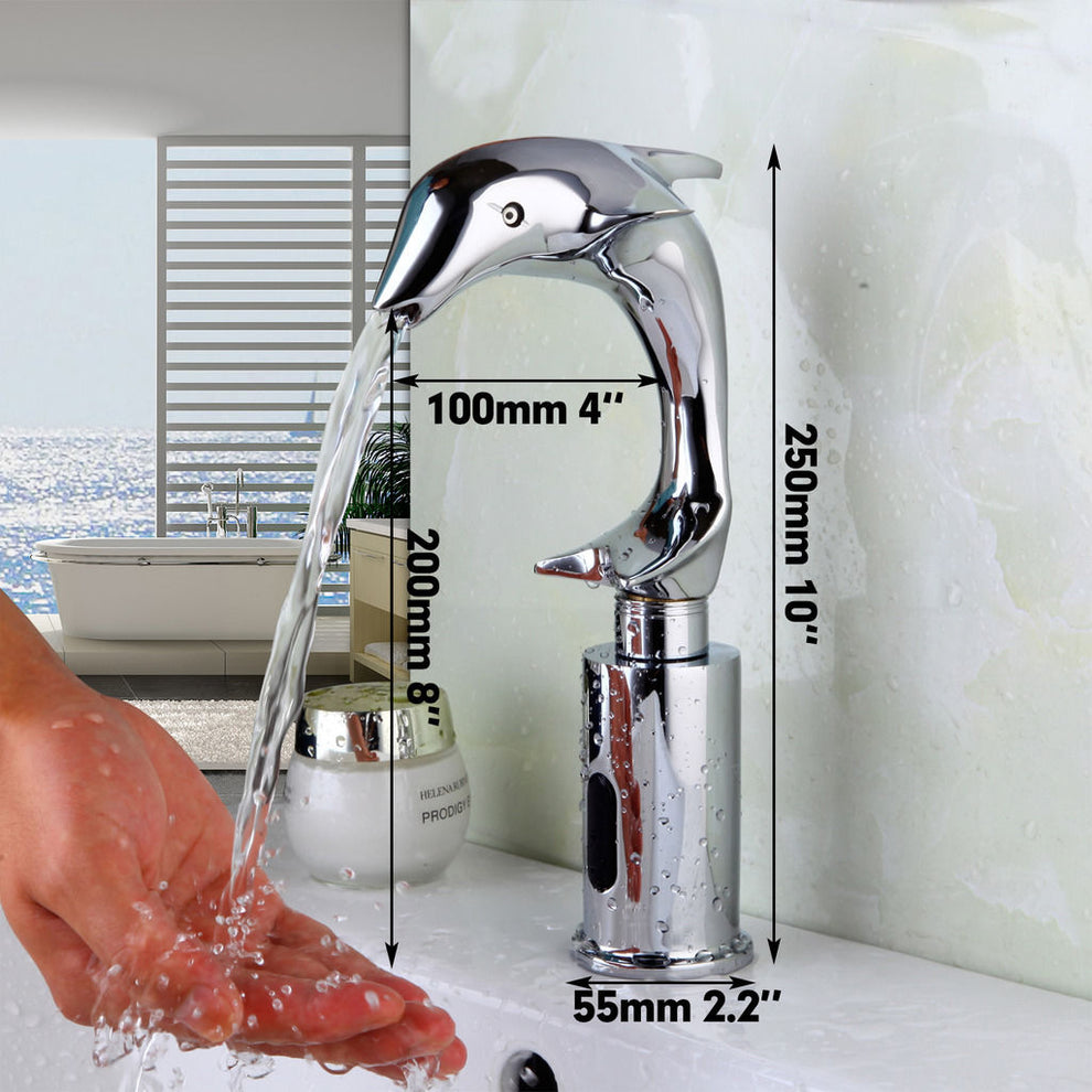 Sensomatica Pesaro bronskleurige sensorkraan kort model 130 MM Sensomatica Pesaro bronskleurige sensorkraan kort model 130 MM