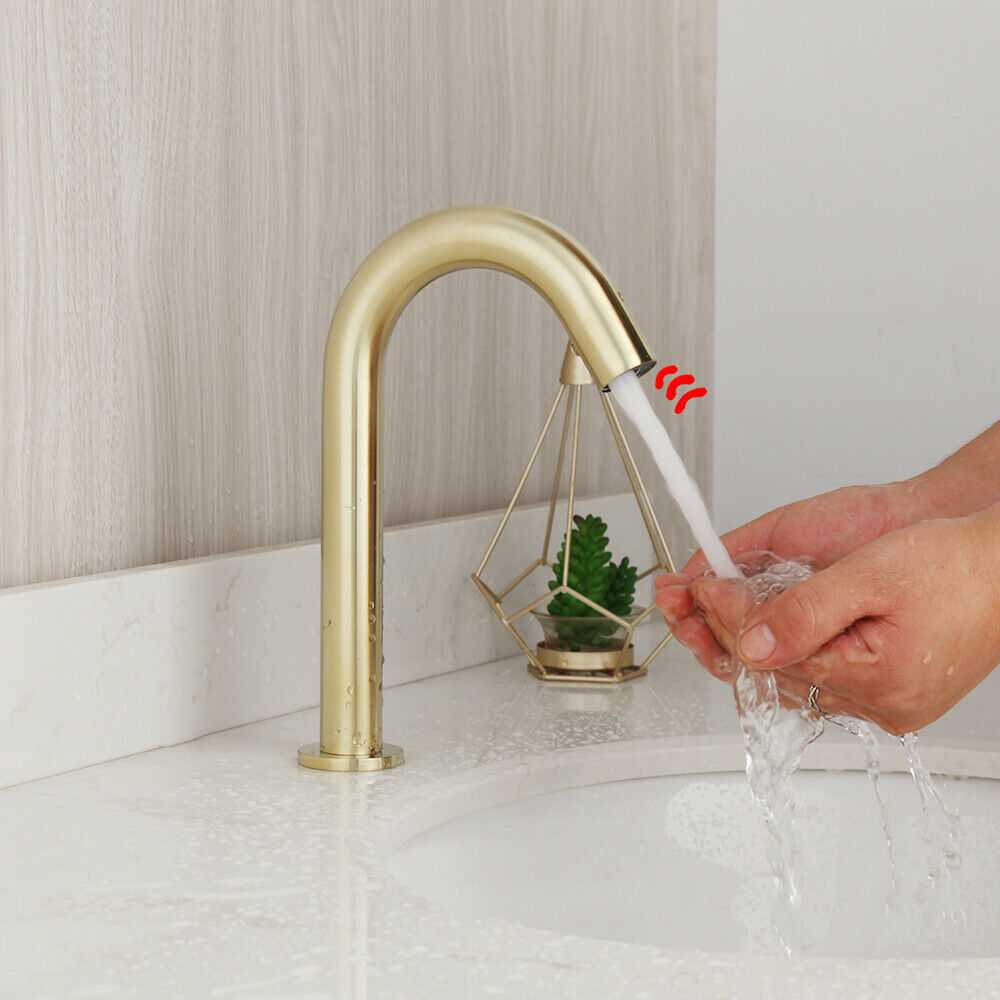 Sensor tap Cesaro brushed gold 190MM cold model