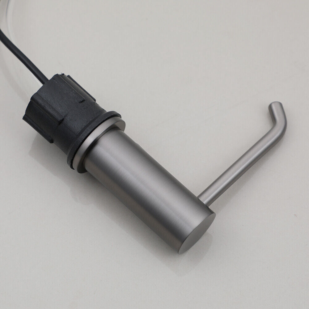 Sensomatica Gun metal inbouw zeep sensor dispenser