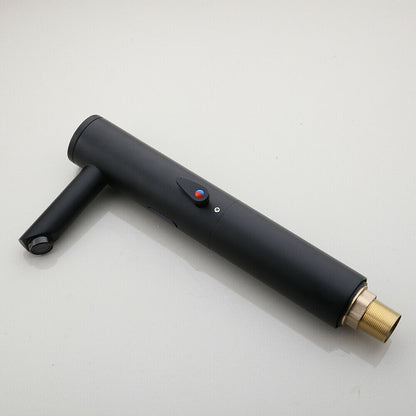 Scuro black sensor tap hot cold model