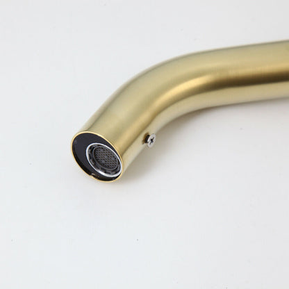 Pesaro brushed gold sensor tap cold model