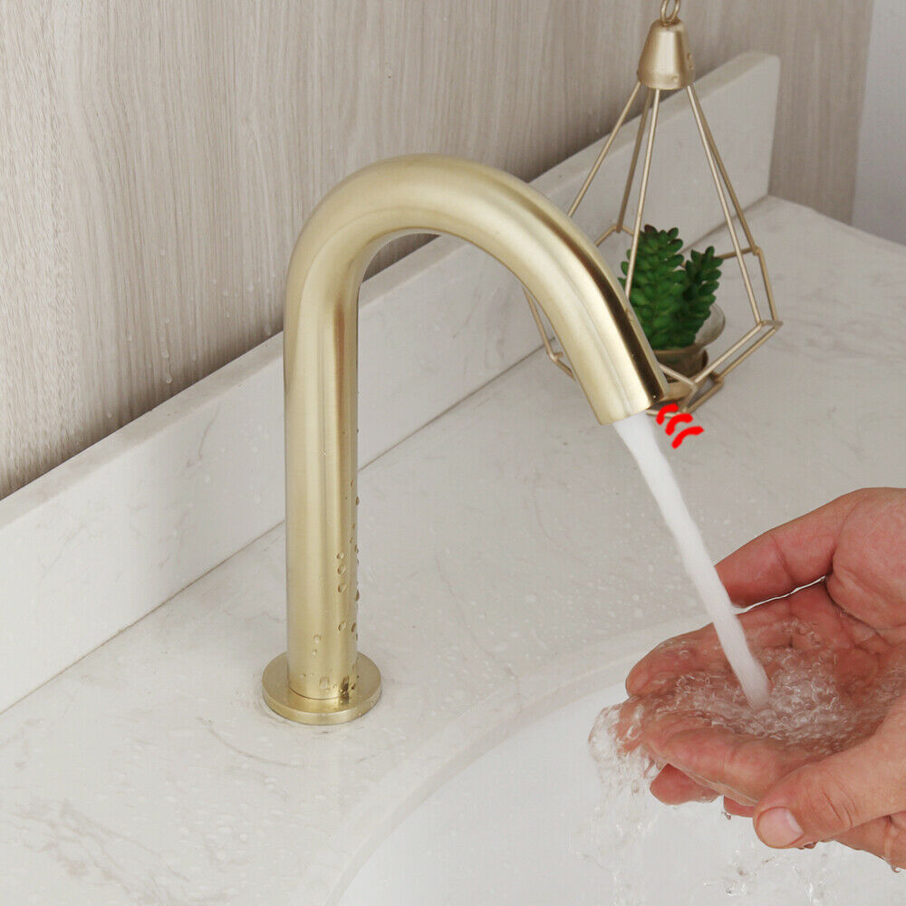 Sensor tap Cesaro brushed gold 190MM cold model