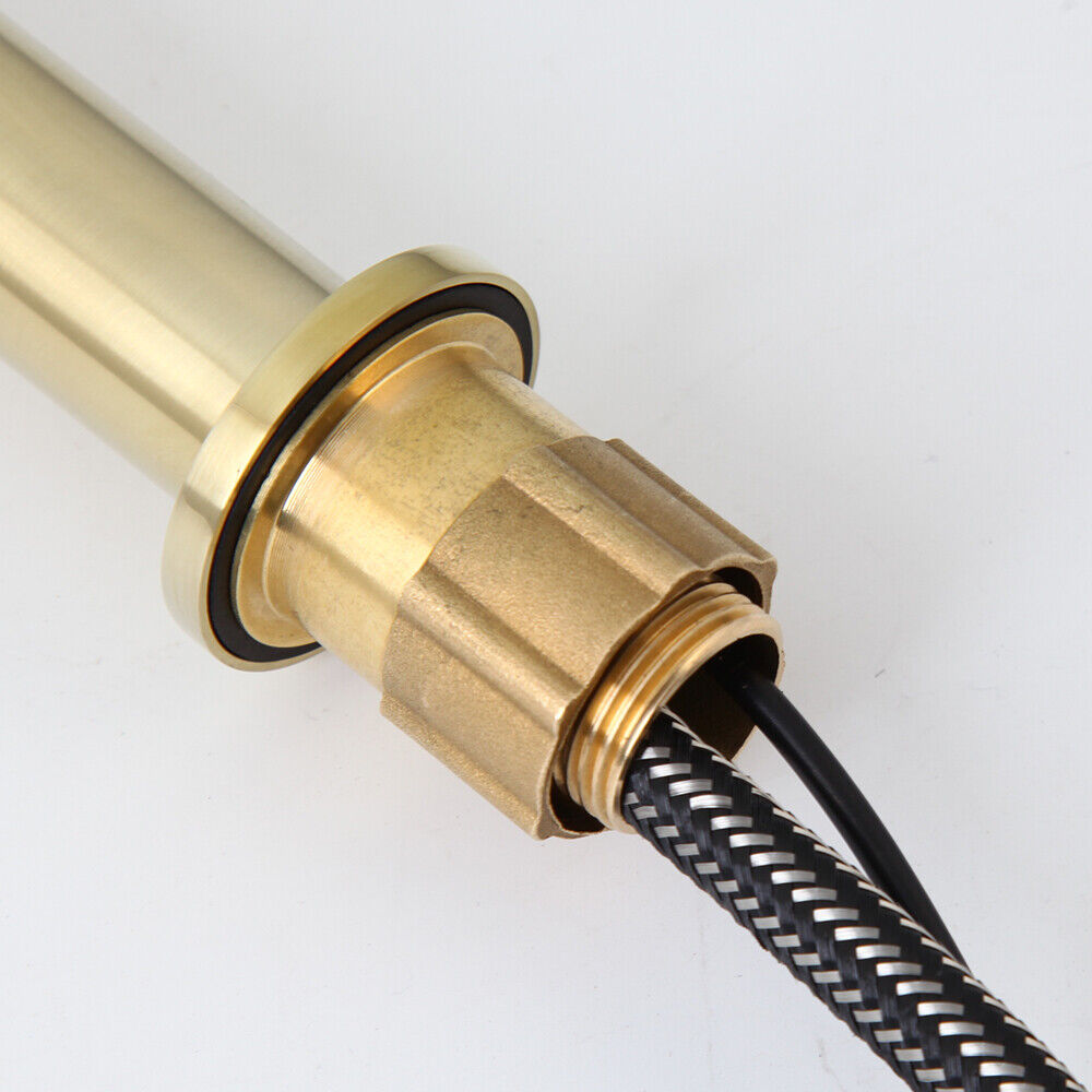 Brushed gold Cesaro sensor tap 330 MM