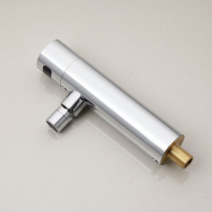 Chrome sensor tap wall model with movable spout