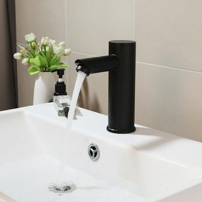 Sensomatica Zwarte sensorkraan Sesto koud model