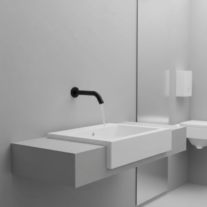 Sensomatica Pesaro schwarz Kaltwassermodell 200 MM Sensorhahn