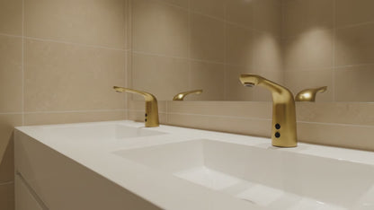 Sensomatica Eltisa Geborsteld Goud Sensorkraan | 170 MM