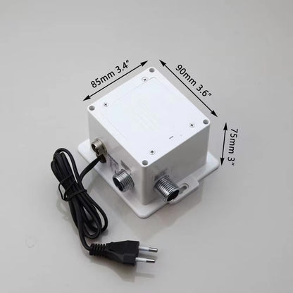 Control box for sensor tap