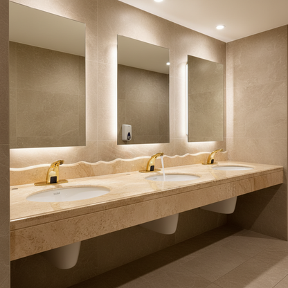 Bella gold colored sensor tap cold model