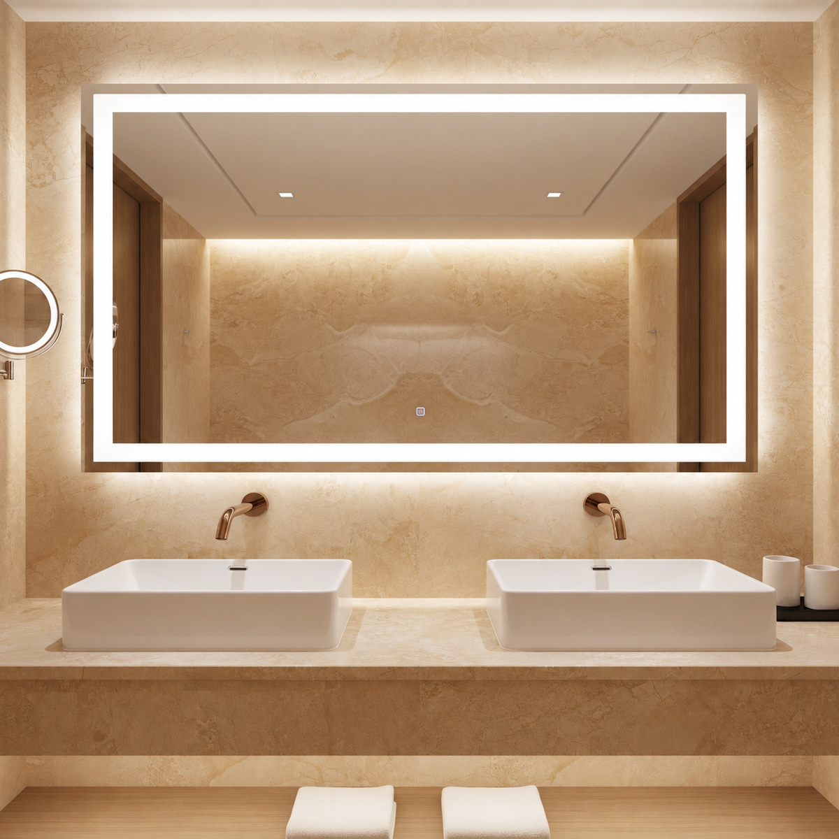 Sensomatica Pesaro rose gold sensor tap