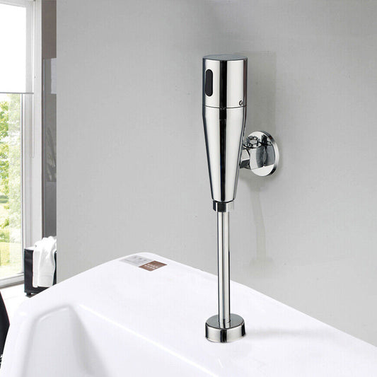 Sensor urinal chrome surface mounted