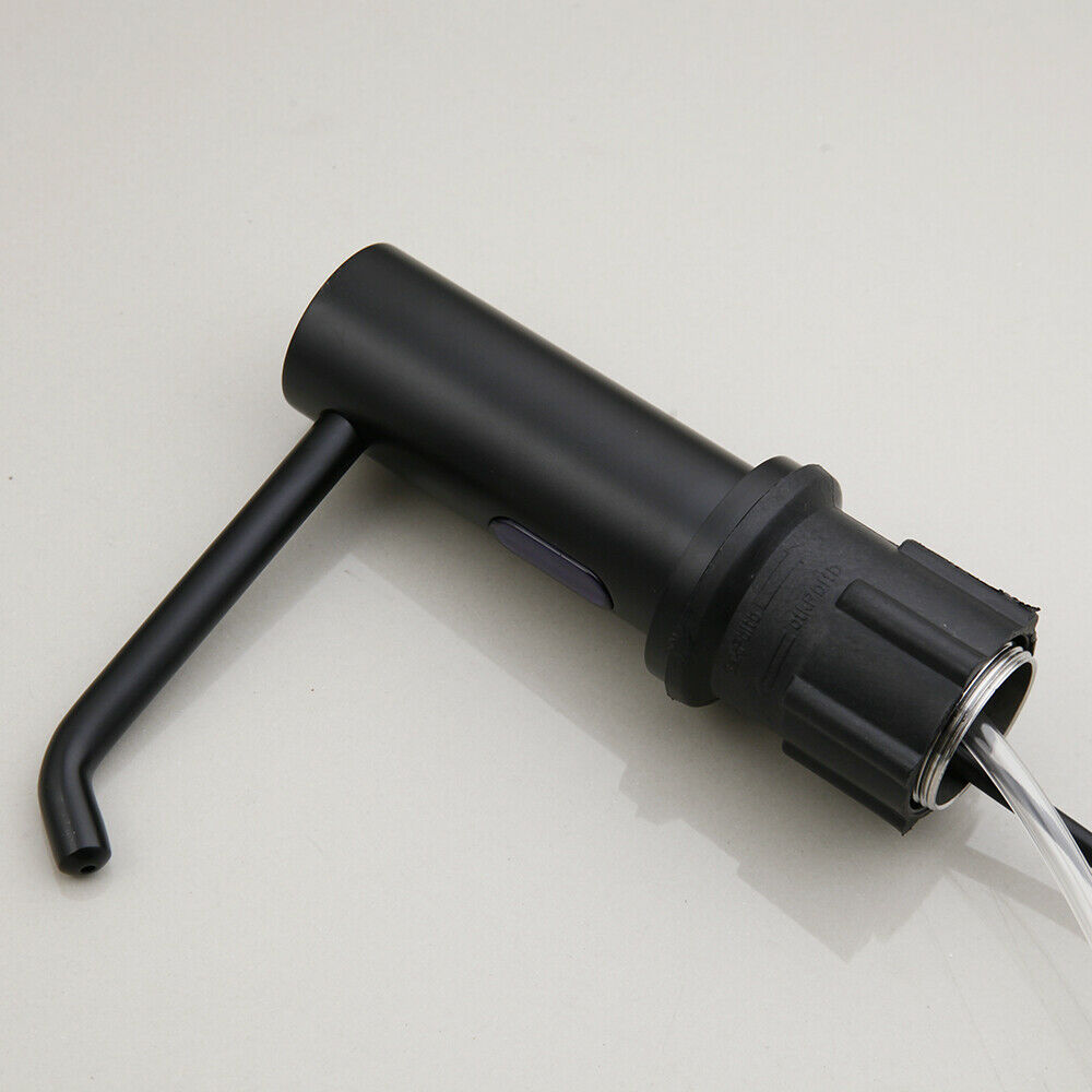 Sensomatica Zwarte inbouw zeepdispenser