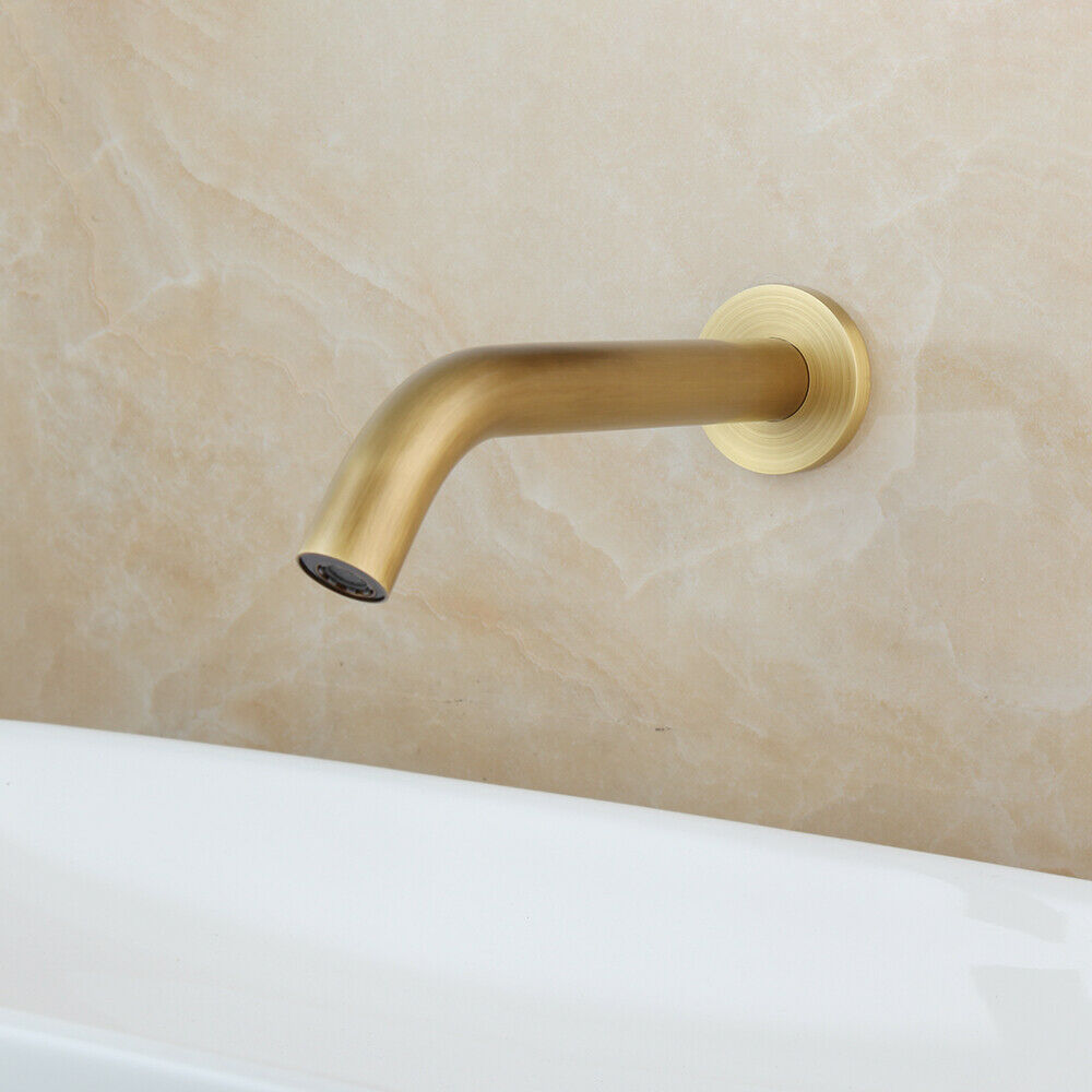 Pesaro bronze colored sensor tap short model 130 MM