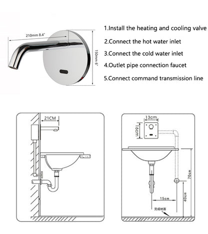 Sensomatica Wand sensorkraan Ilha