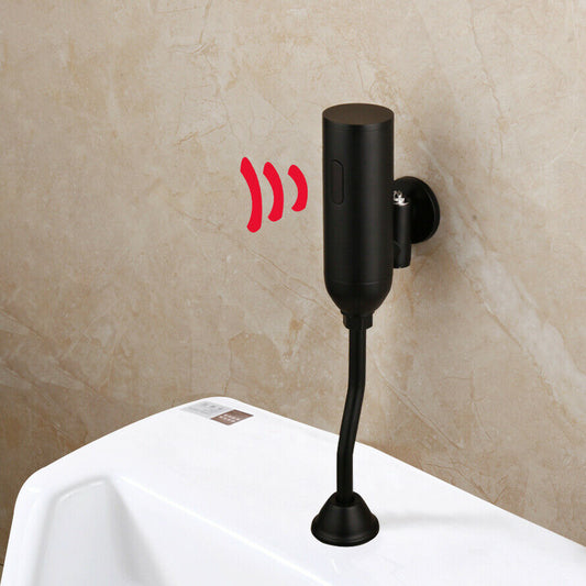 Sensor tap urinal black