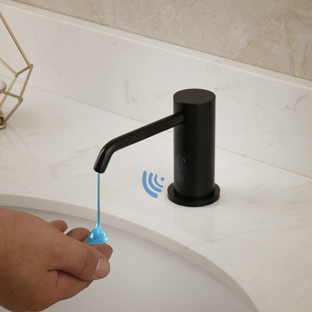 Sensomatica Black built-in soap dispenser